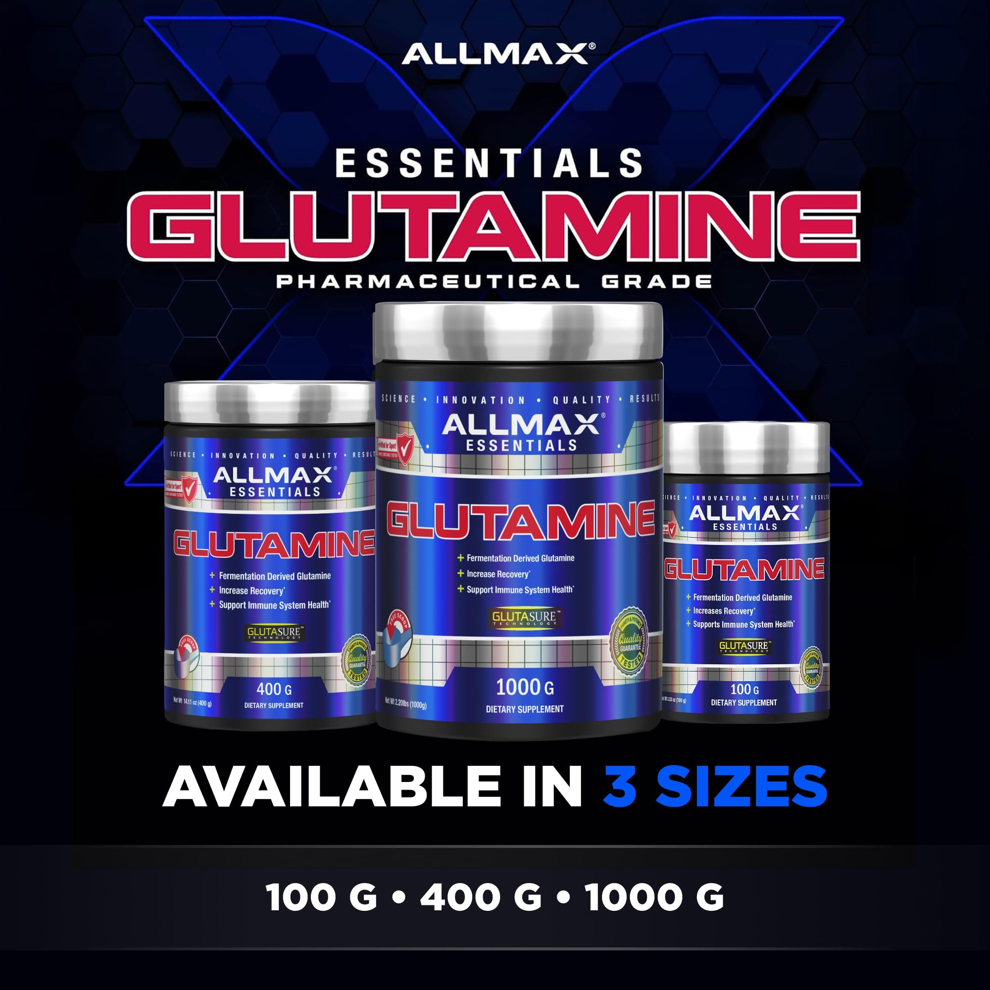 ALLMAX uso en cocina saludable junto a frutas y batido, versatilidad