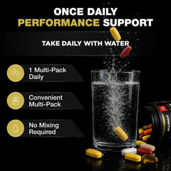ALLMAX Vitastack detalle de tabletas que evidencia formulación concentrada