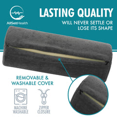 AllSett Health funda removible en gris fácil de lavar y mantener