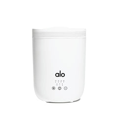 Alo Aura Diffuser top view showcases sleek design for large rooms.