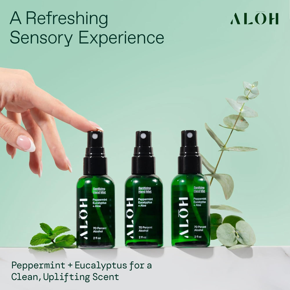 ALŌH aloe, menta y eucalipto juntos, sensación hidratante y aroma fresco
