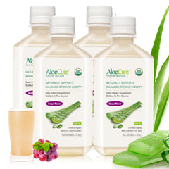 AloeCure frontal del envase mostrando diseño y beneficios