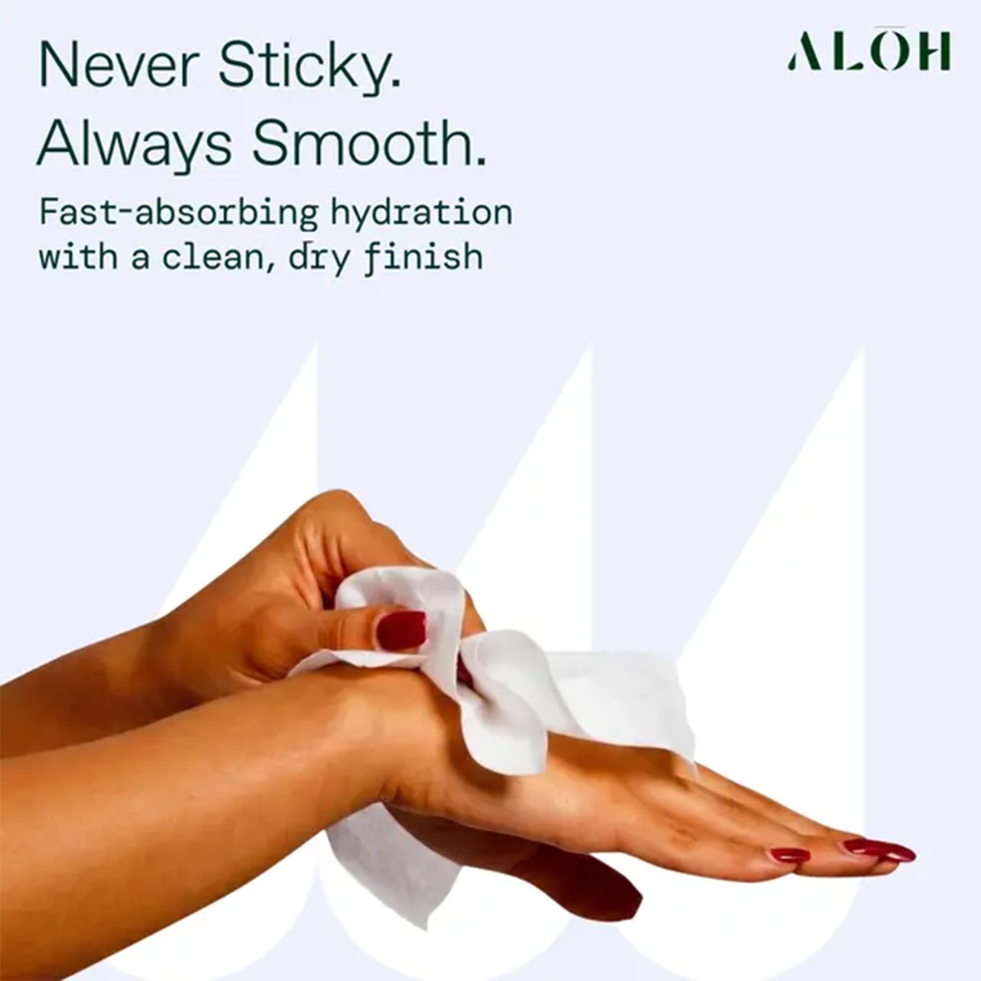 ALŌH paquete junto a bolso, muestra tamaño viaje conveniente