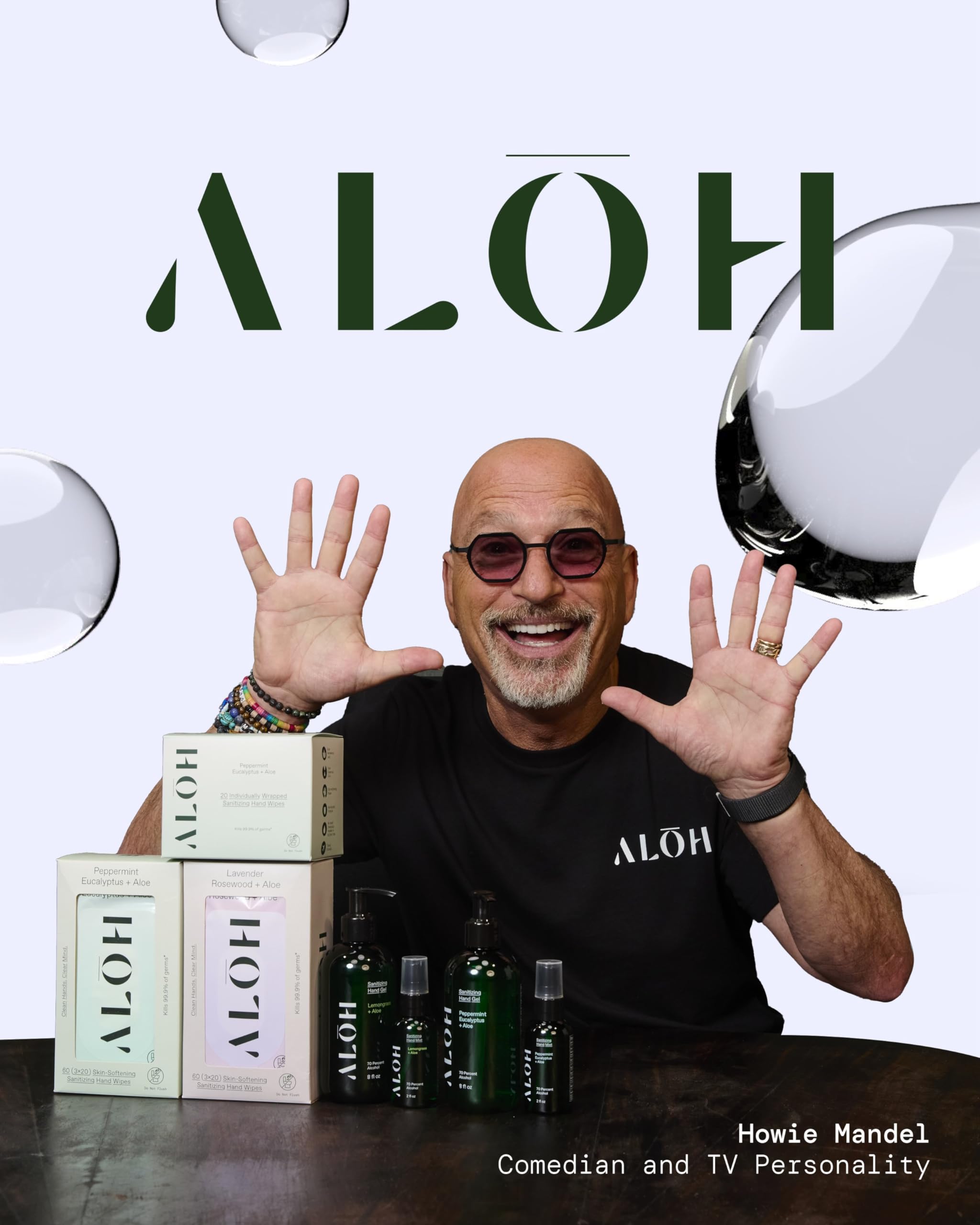 ALOH toallitas manos suaves con aloe; hidratación ligera para piel cómoda tras cada uso.