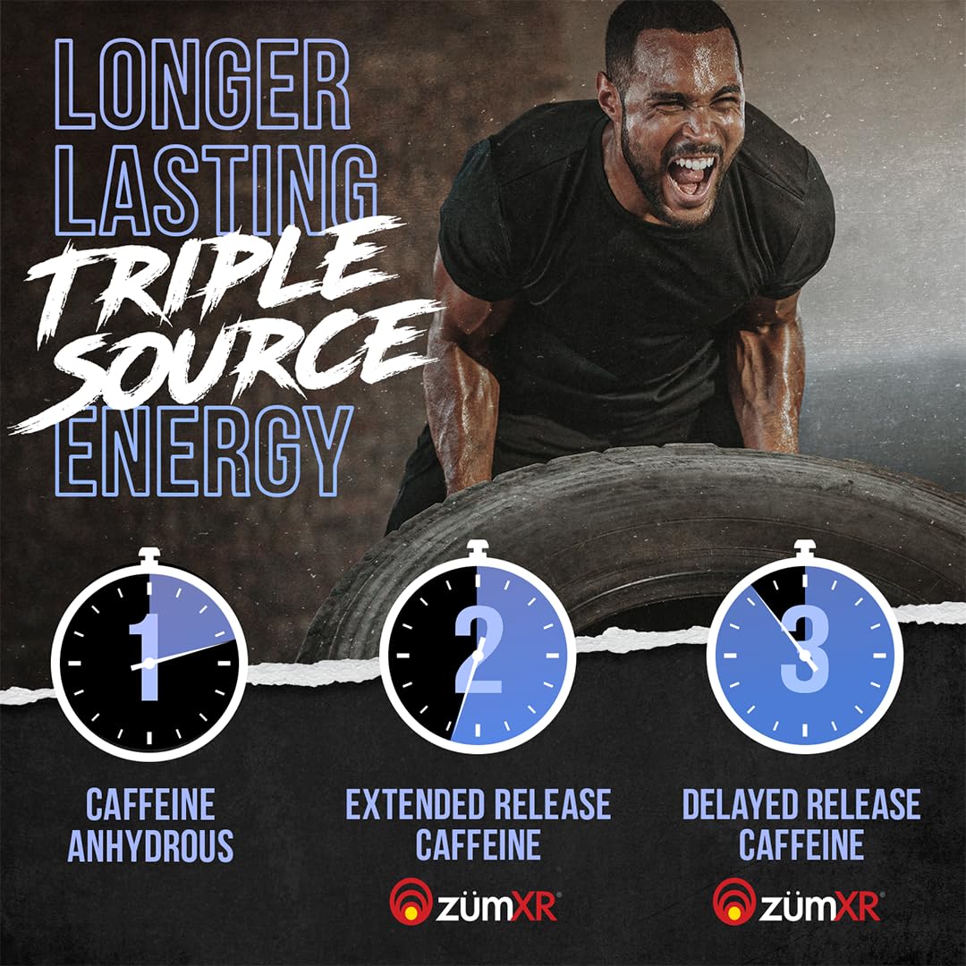 ALPHA LION etiqueta trasera de Core Pre Workout con lista de ingredientes clara