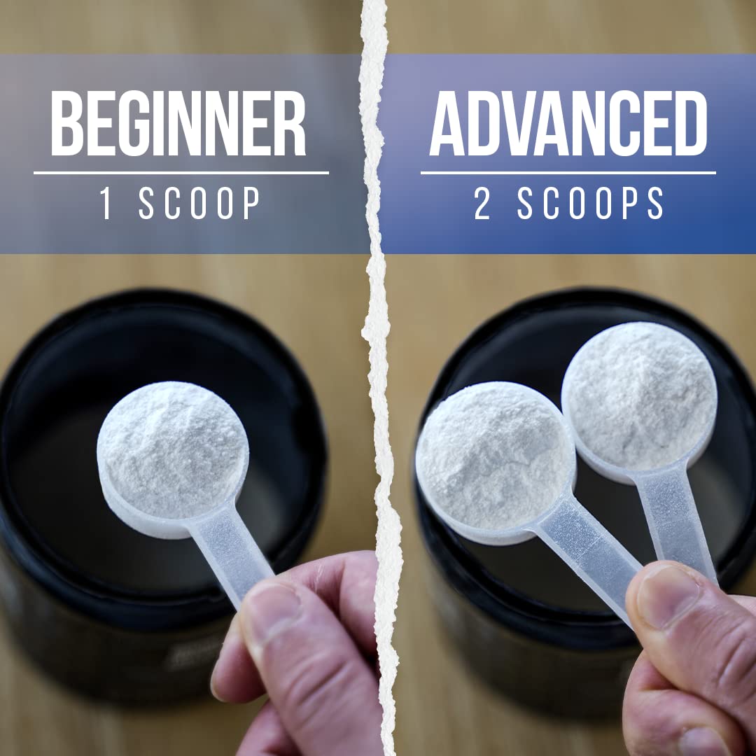 ALPHA LION atleta usando el pre workout para mayor energía