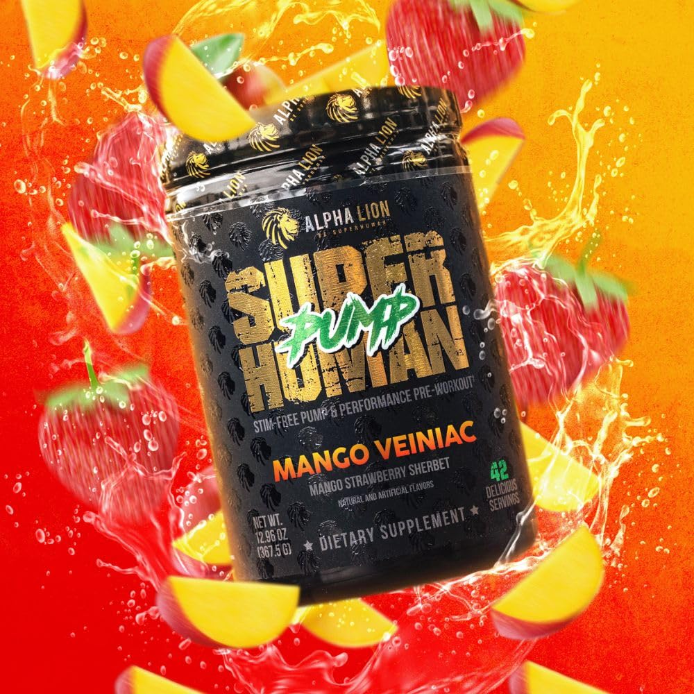 ALPHA LION estilo de vida atleta mostrando vascularidad y efecto pump
