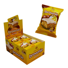 Alpha Prime Prime Bites brownie en su empaque frontal mostrando caja de 12 unidades y conveniencia