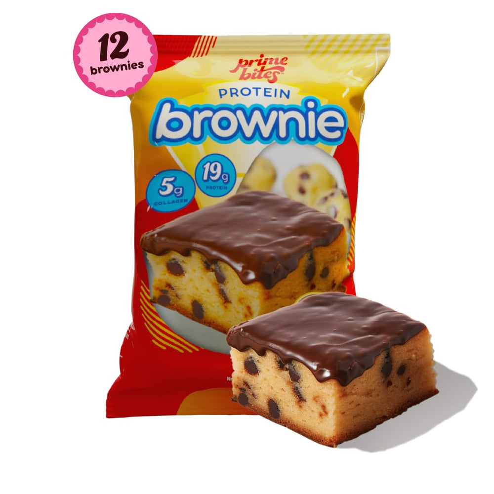 Alpha Prime brownie cortado mostrando textura húmeda y aspecto apetitoso