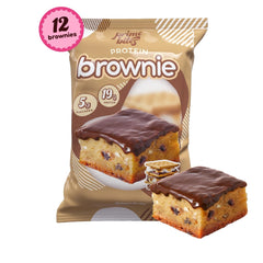 Alpha Prime Primer plano de la textura suave del brownie destacando frescura