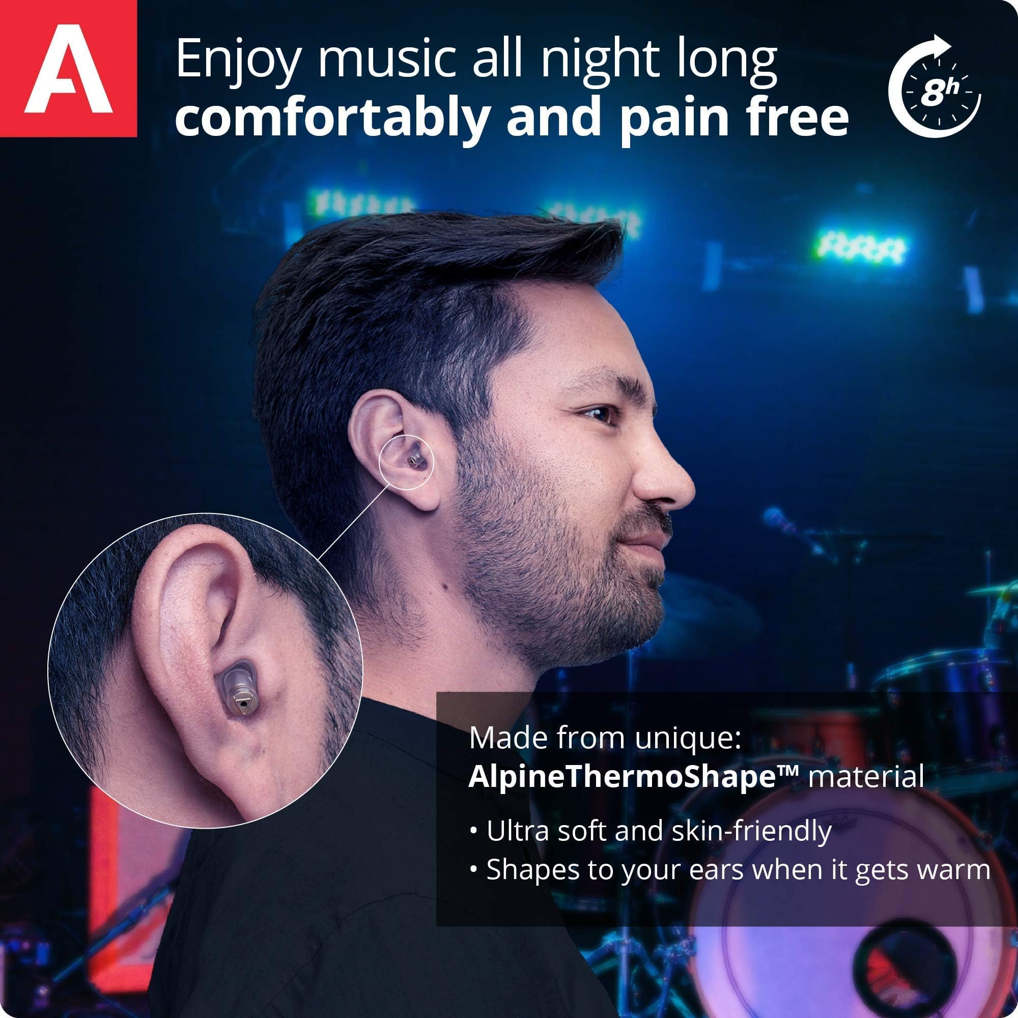 Alpine primer plano de filtros intercambiables, detalle preciso y útil