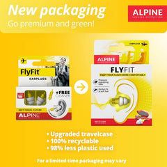 Alpine FlyFit estuche compacto que protege y facilita transporte