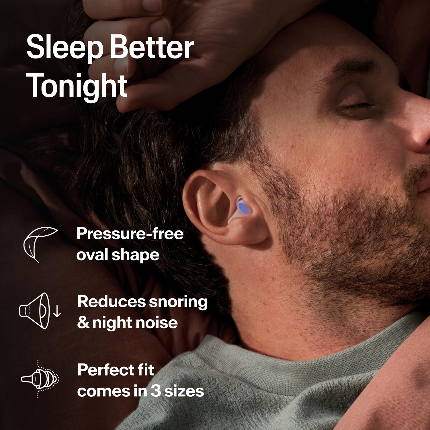 Alpine SleepDeep detalle de textura suave y material que se adapta