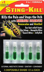 ALSTEN Sting-Kill SWABS 5 envase frontal mostrando aplicadores portable