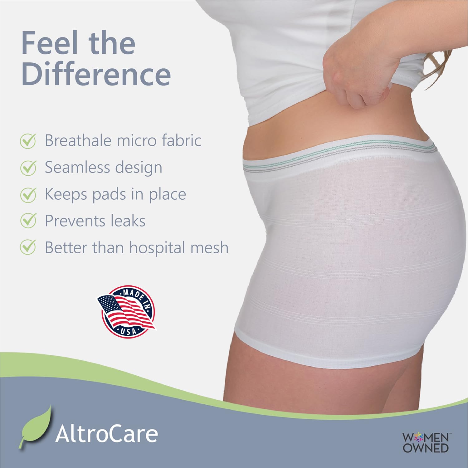 AltroCare primer plano de la malla suave que reduce irritaciones