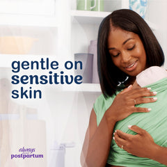 Always Discreet bordes con guardas anti‑fuga protegen contra derrames laterales