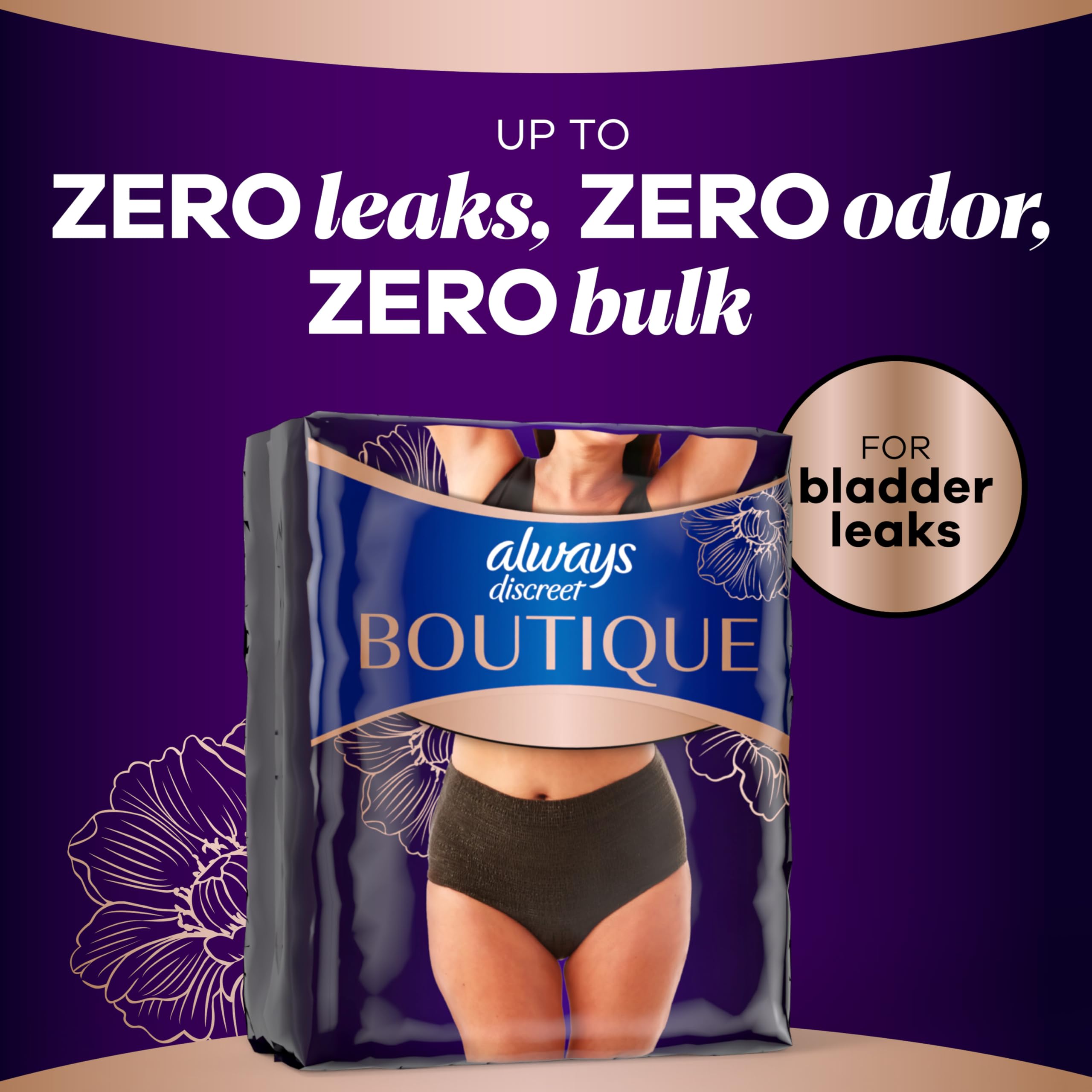 Always Discreet barreras LeakGuards curvadas para mejor contención