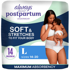 Always Discreet braga frontal mostrando diseño discreto y confort