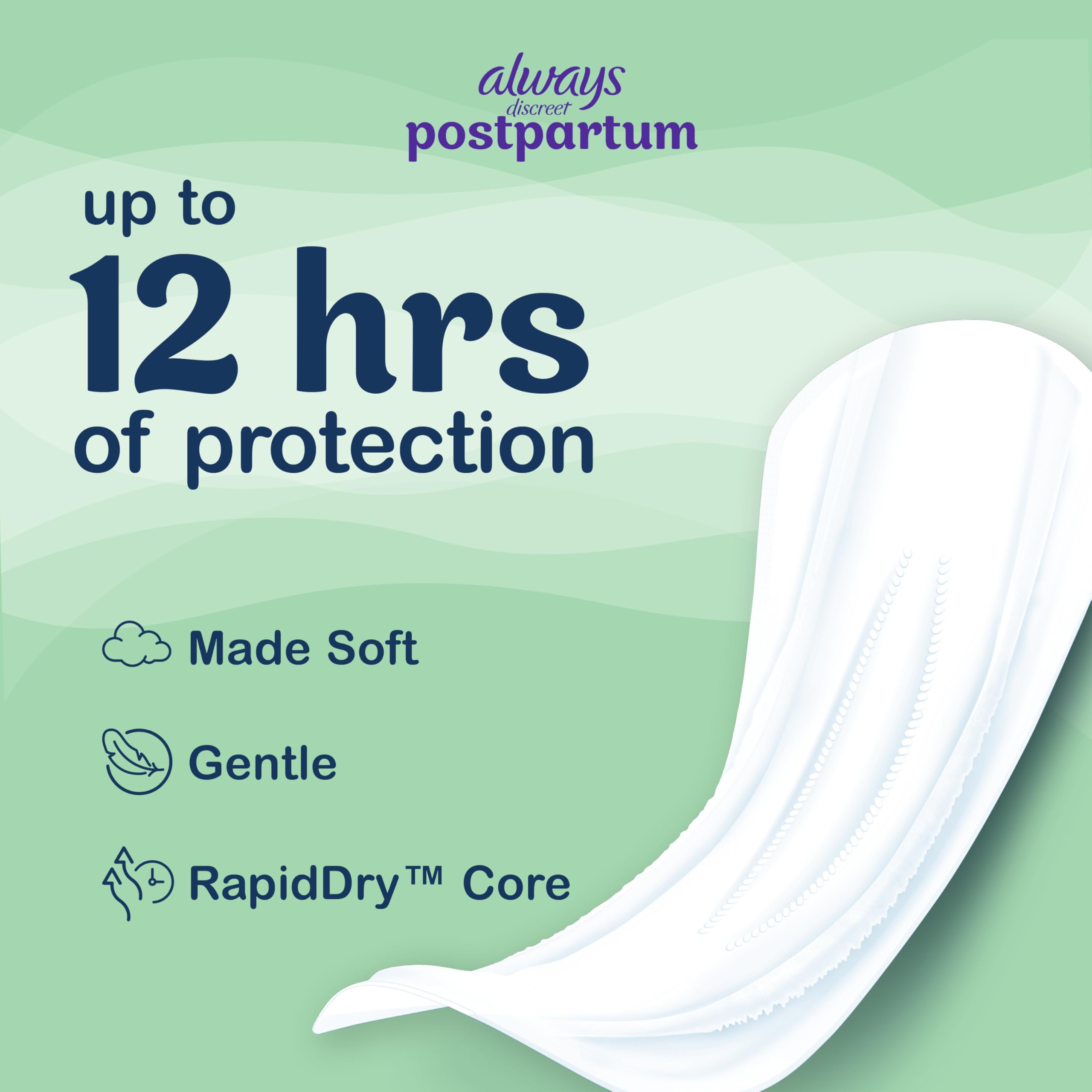 Always Discreet detalle del núcleo RapidDry que absorbe y transforma líquido en gel