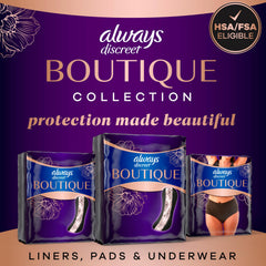 Always Discreet mujer caminando segura en vida diaria con protección discreta