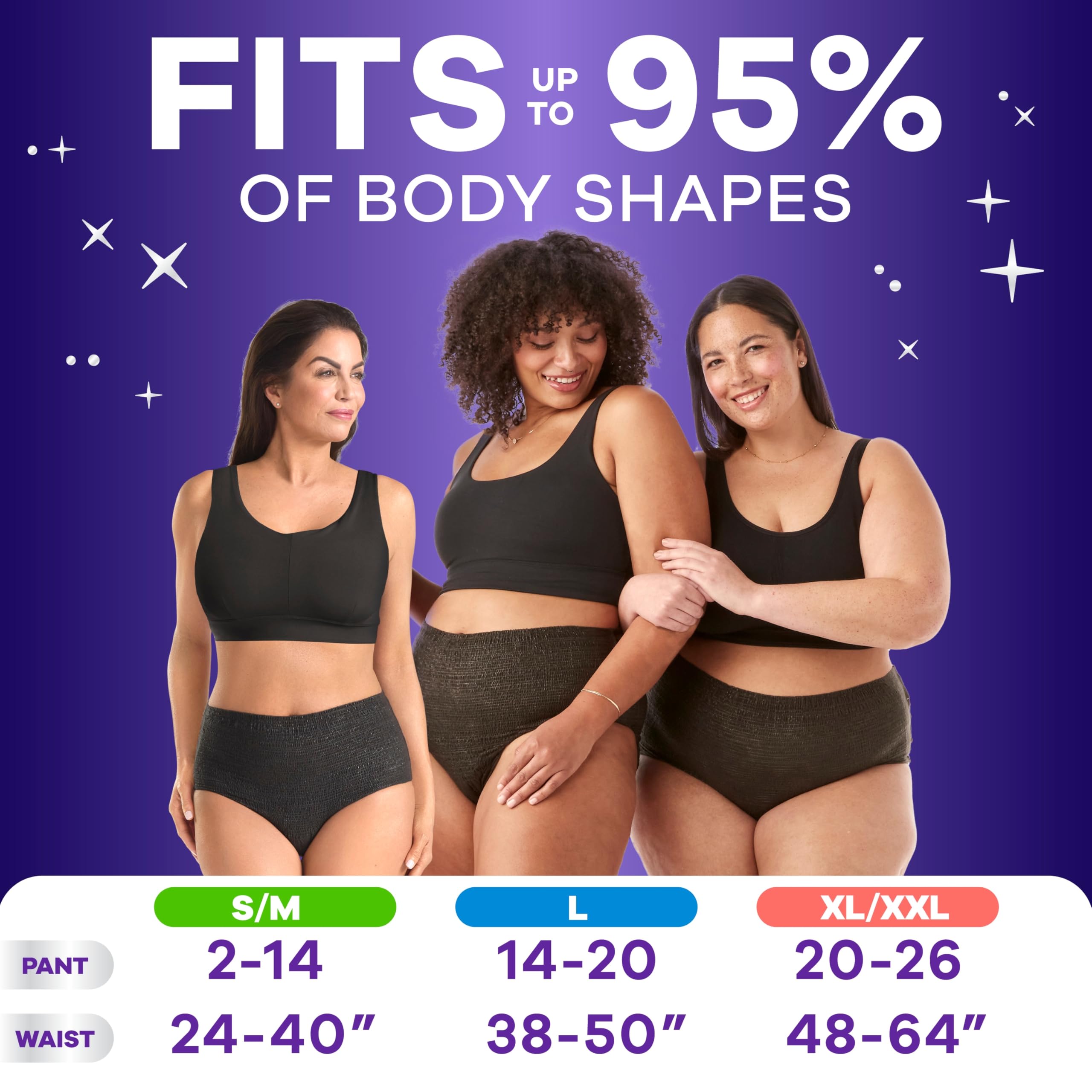 Always Discreet mujer durmiendo protegida con cobertura 360 grados
