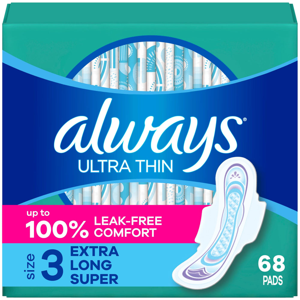Always empaque frontal talla 3 mostrando protección y conteo