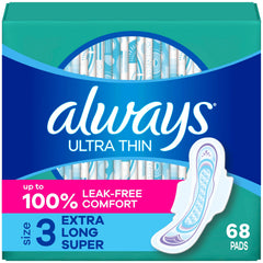 Always empaque frontal talla 3 mostrando protección y conteo