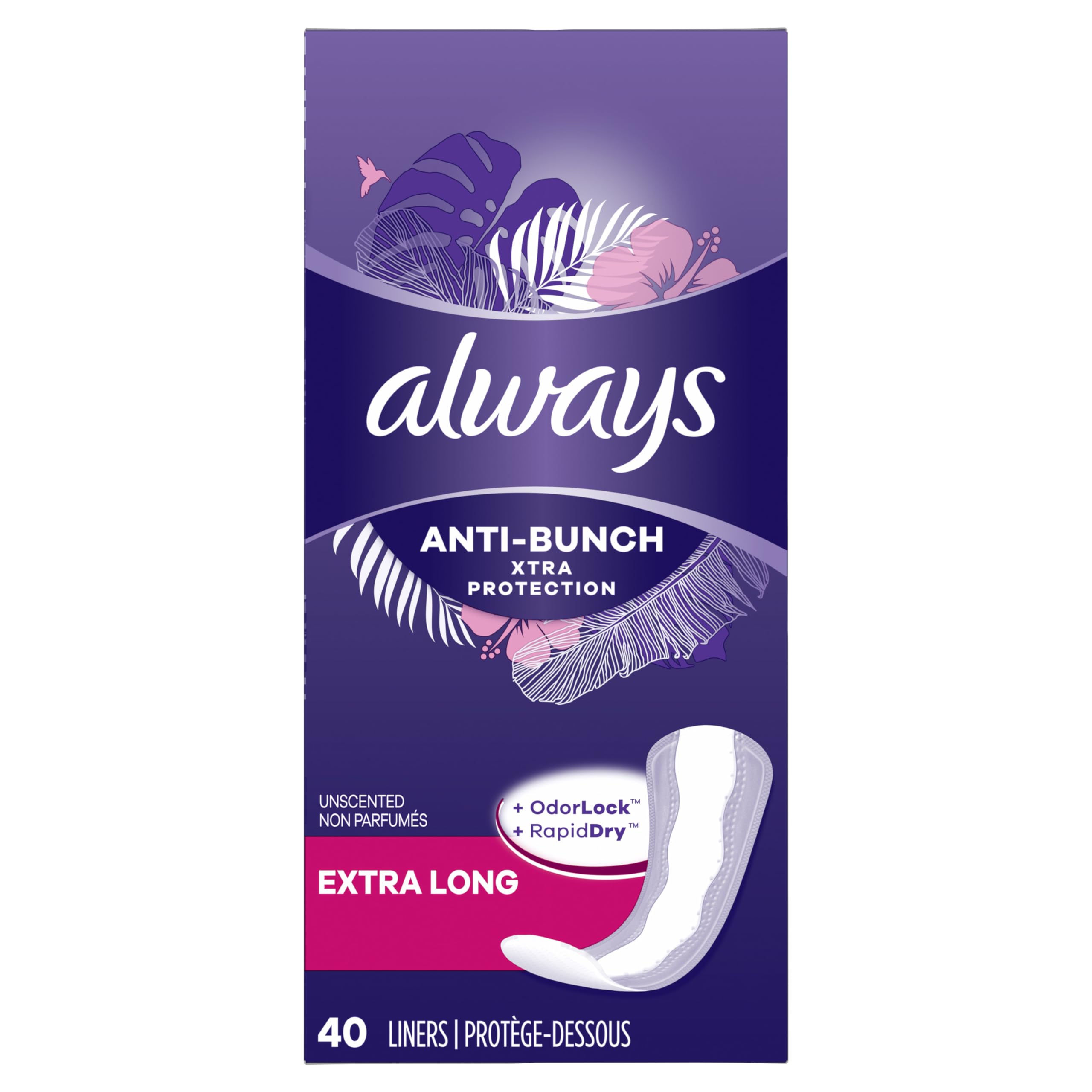 Always protector en bolso diario listo para uso en movimiento