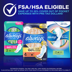 Always etiqueta sin fragancia ideal para pieles sensibles y frescura