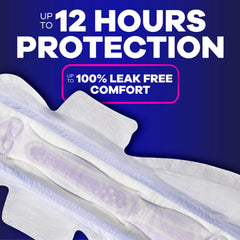 Always detalle de barreras LeakGuard que previenen derrames