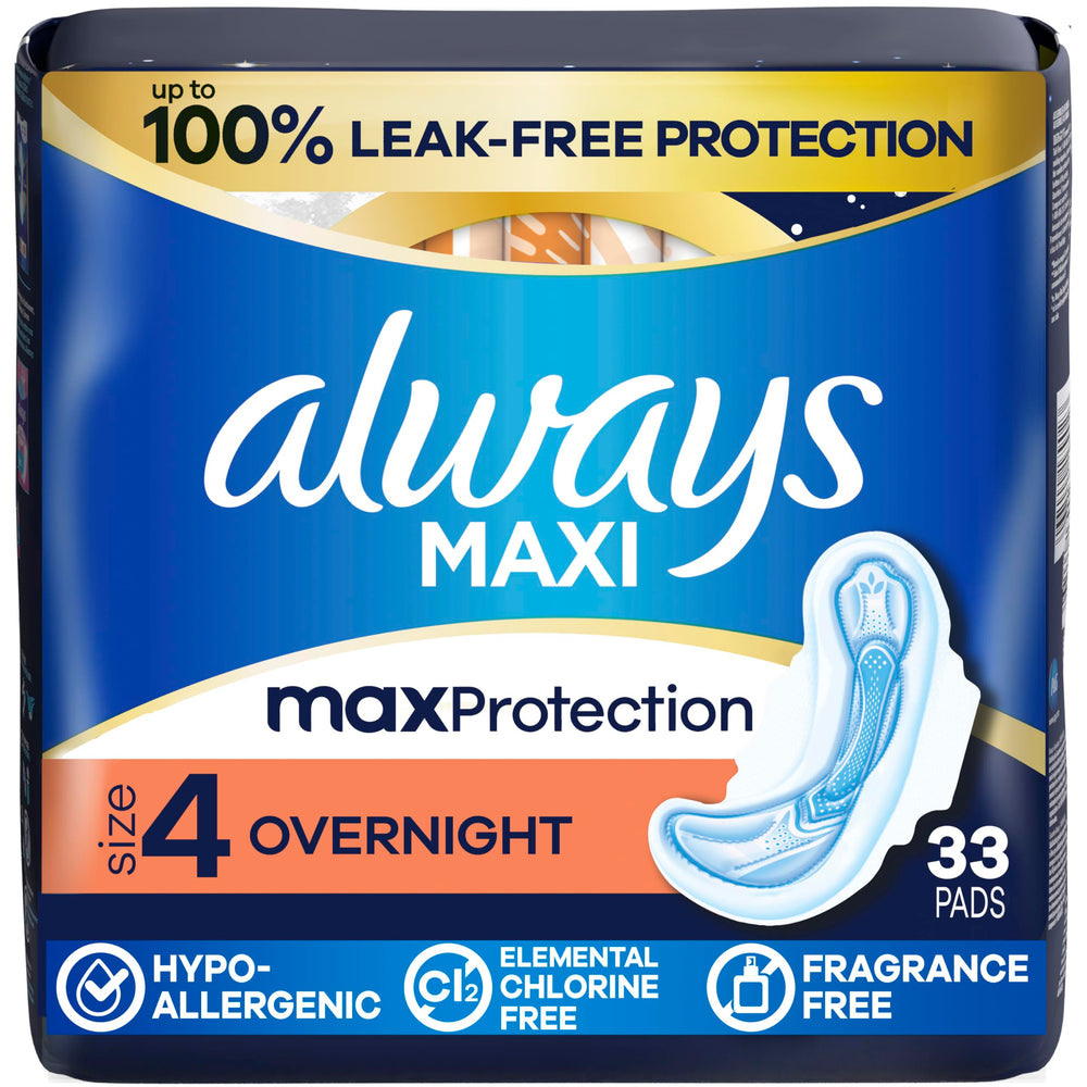 Always paquete frontal con 33 unidades y protección nocturna segura