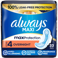 Always paquete frontal con 33 unidades y protección nocturna segura
