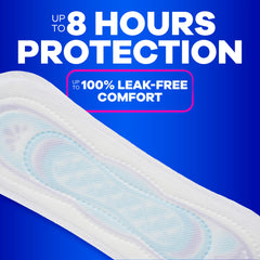 Always corte transversal del núcleo LeakGUARD reteniendo líquido