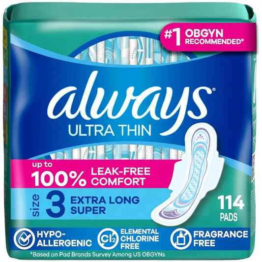 Always paquete frontal talla 3 mostrando multipack, conveniencia y cantidad