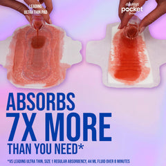 Always Pocket Flexfoam textura cercana que demuestra suavidad y confort