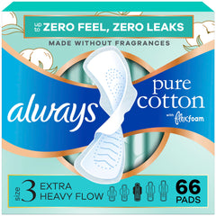 Always paquete frontal mostrando toallas y cantidad, beneficio protección confiable