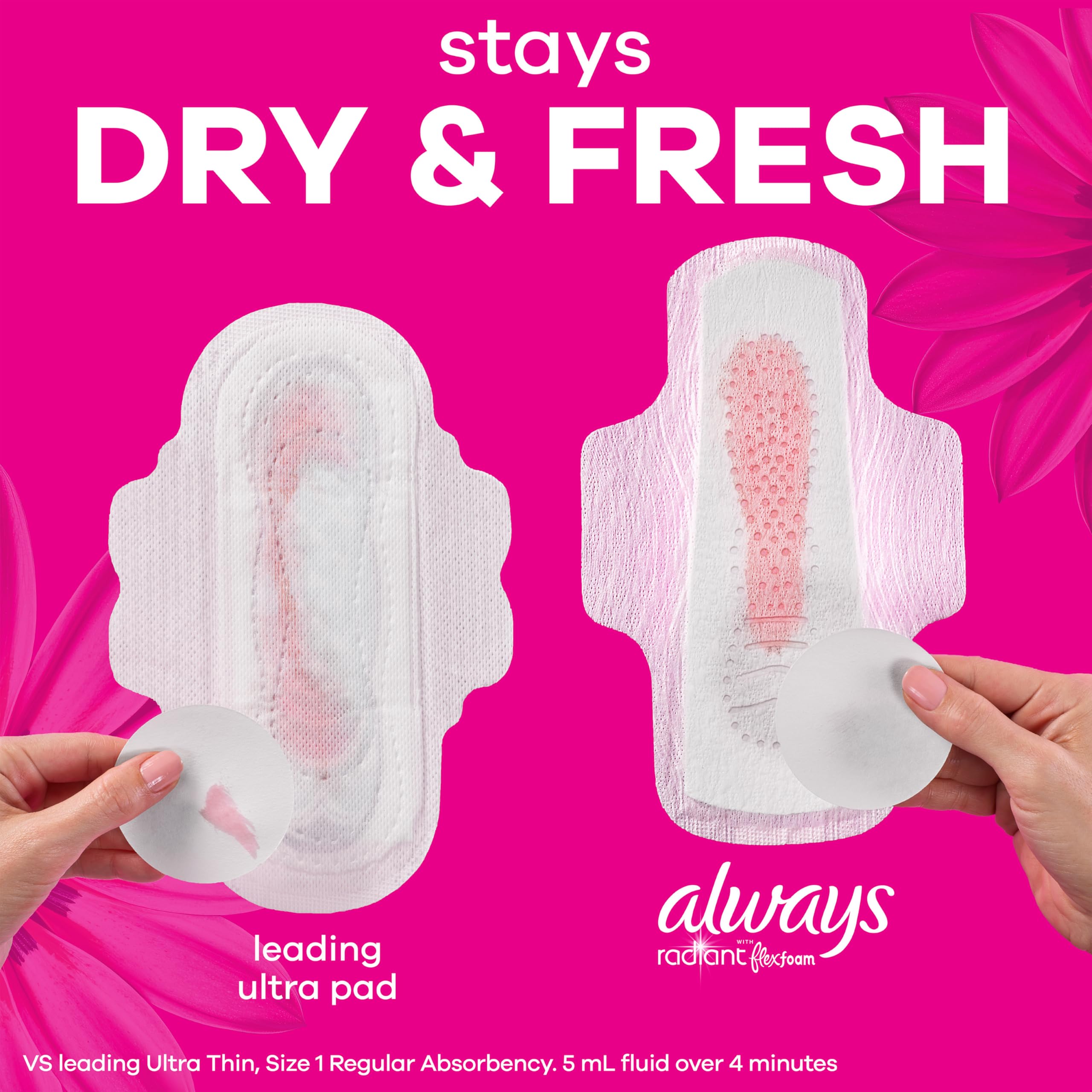 Always Radiant colocada en bolso en entorno diario para protección en movimiento