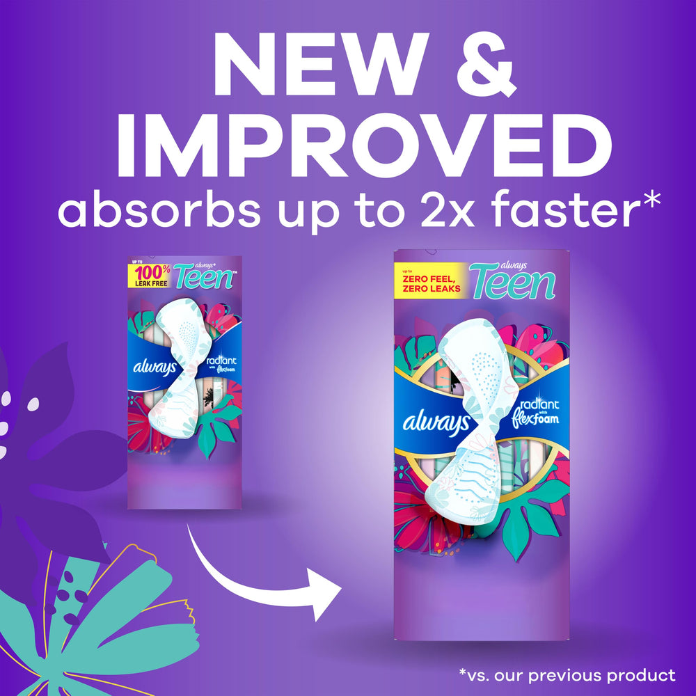Always grosor y textura FlexFoam que ofrece sensación mínima