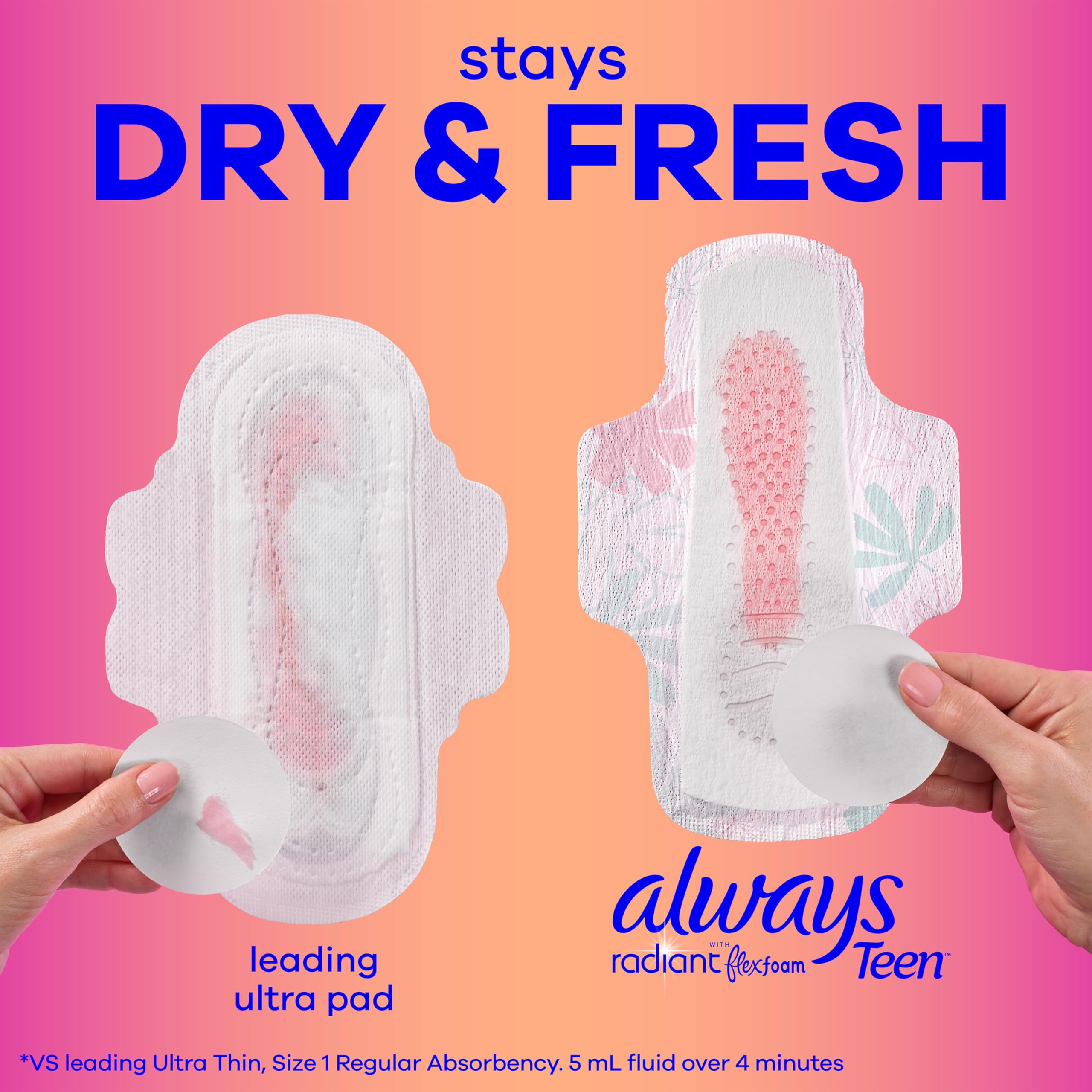 Always Radiant Teen en mochila escolar, portabilidad y conveniencia