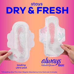 Always Radiant Teen en mochila escolar, portabilidad y conveniencia