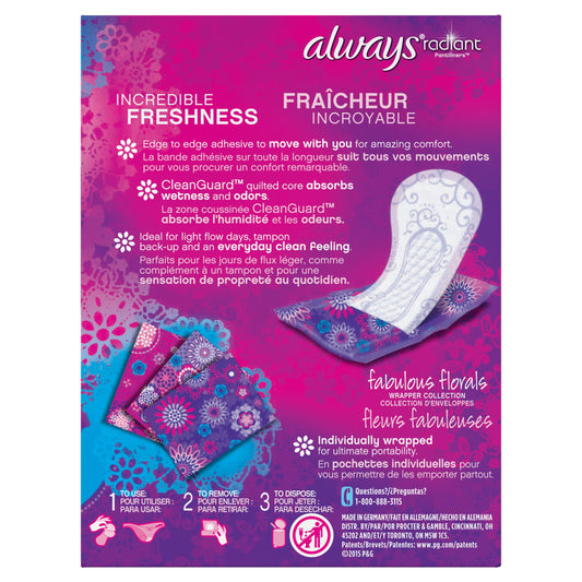 Detalle del núcleo Clean Guard de Always Radiant que absorbe humedad