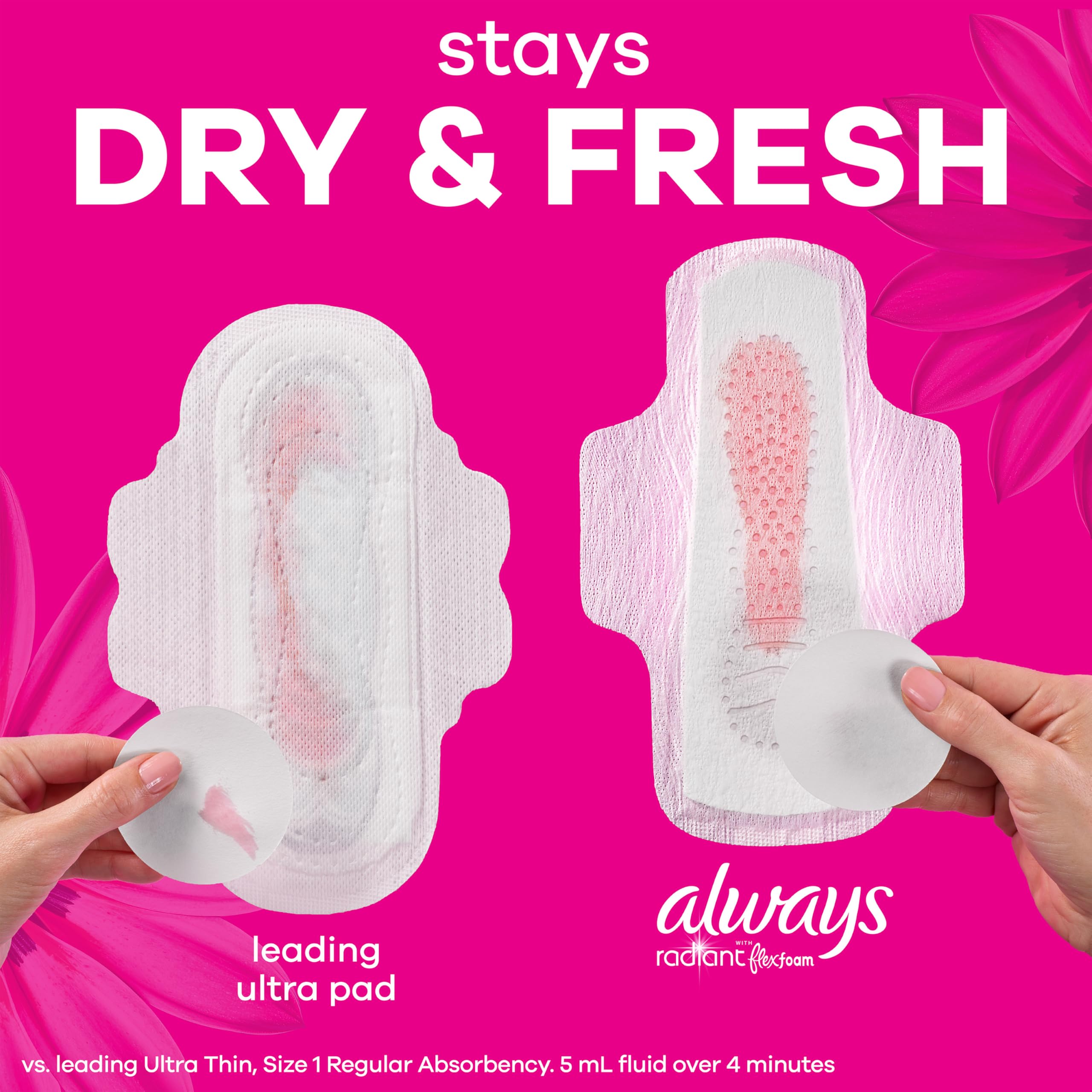 Escena lifestyle con Always Radiant en bolso, conveniente para días ocupados