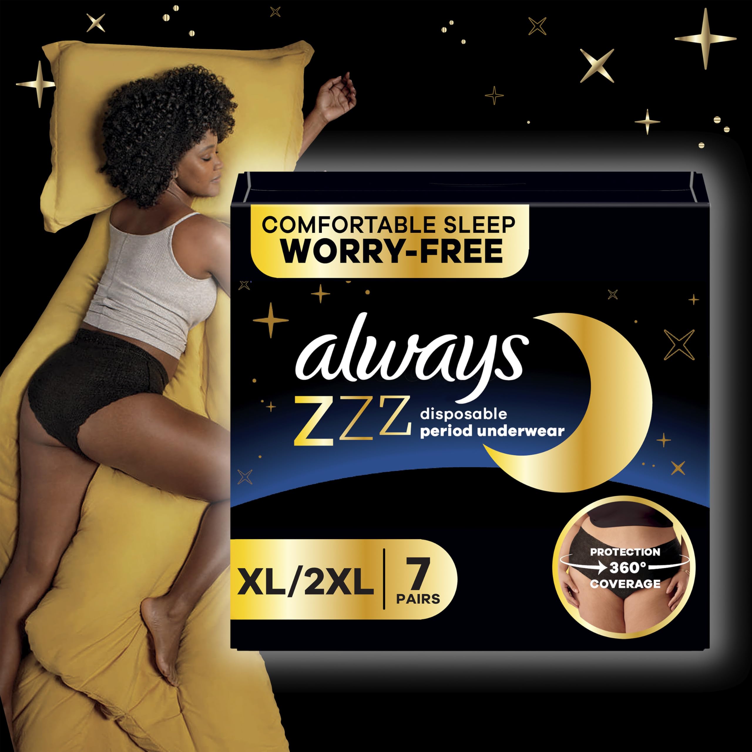 Always ZZZ elástico y bordes que previenen goteos laterales