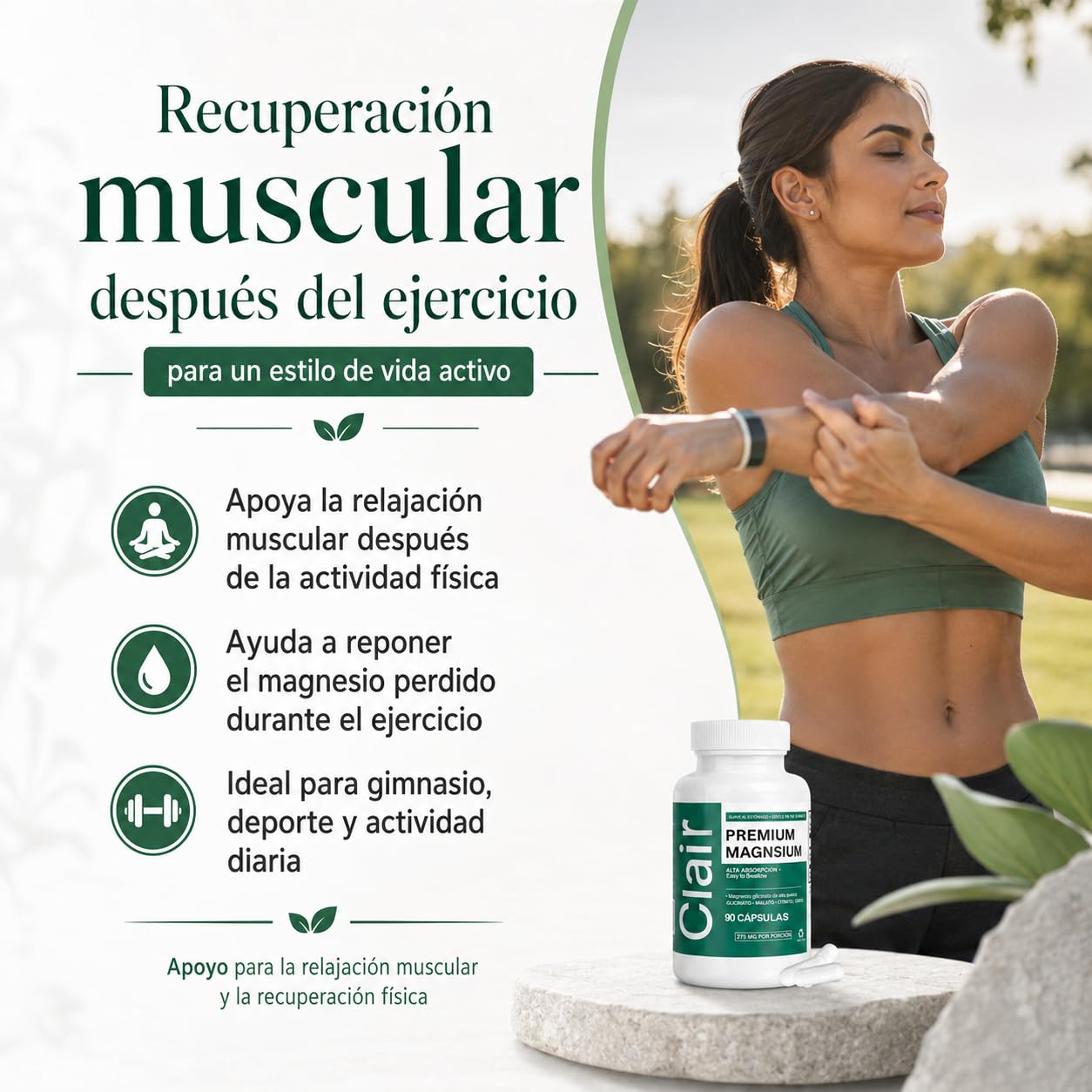 alzclipp Clair bote abierto con cápsulas para suministro prolongado