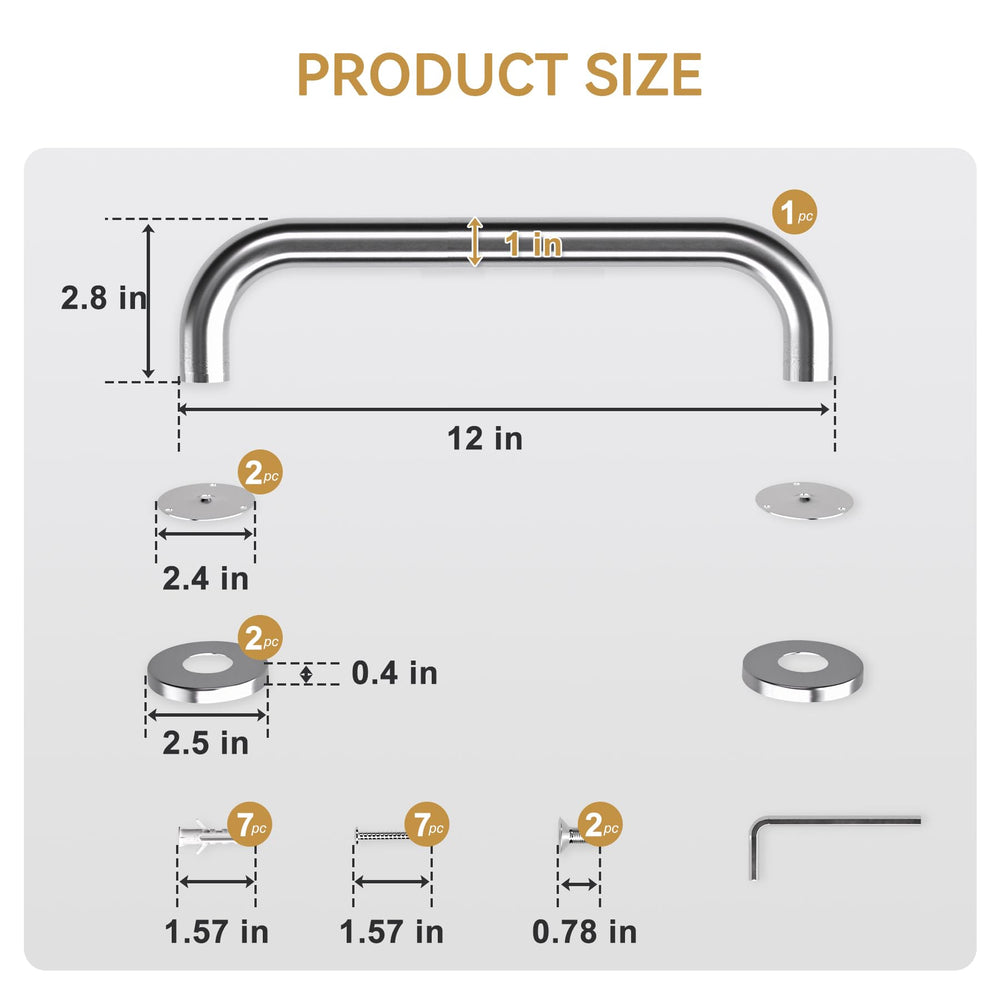 AmazerBath barra instalada en baño moderno, seguridad estética