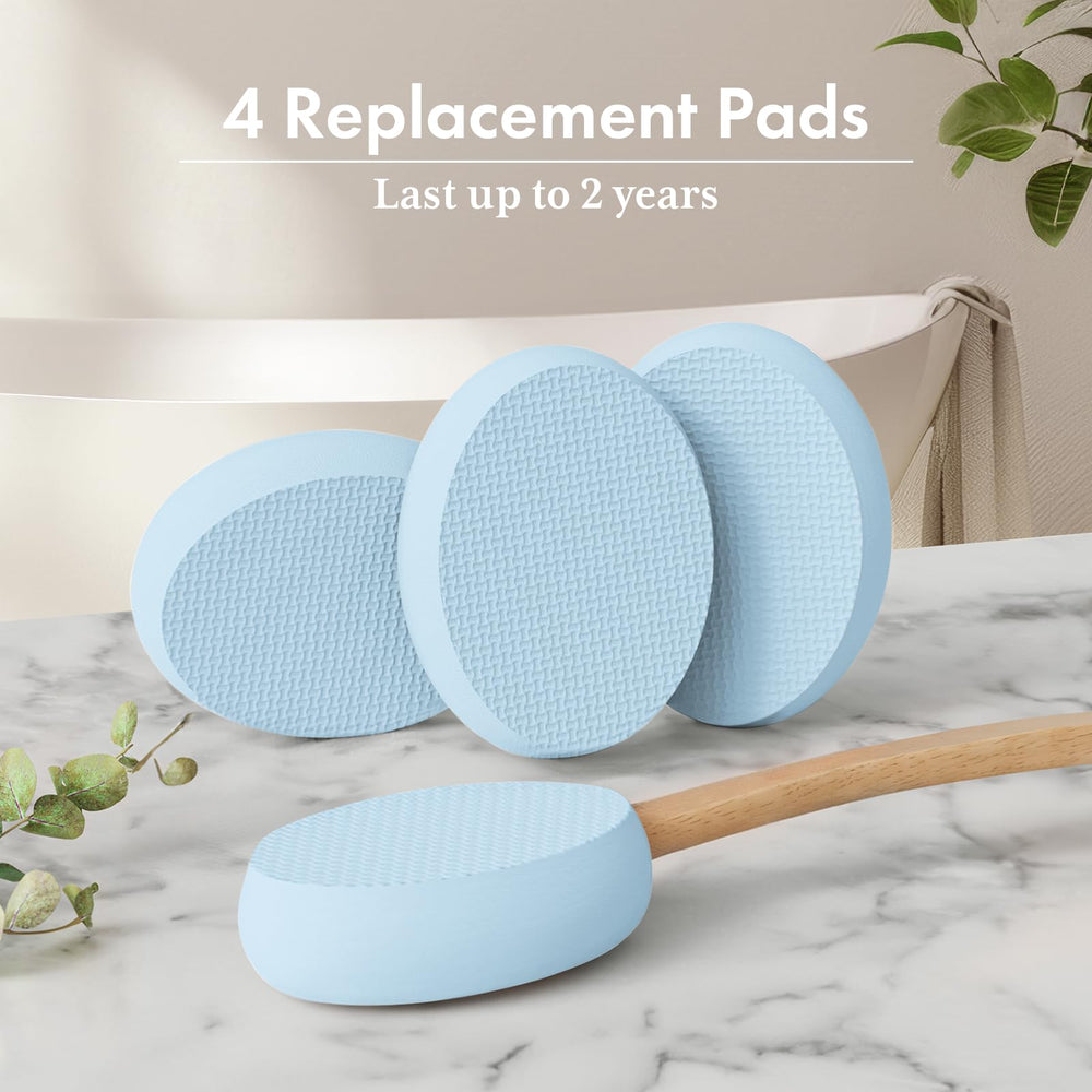 AmazerBath comparación de tamaño con mano para visualizar longitud real