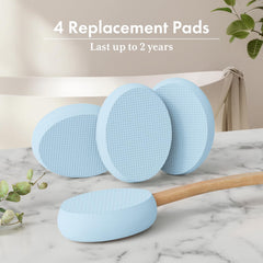 AmazerBath comparación de tamaño con mano para visualizar longitud real