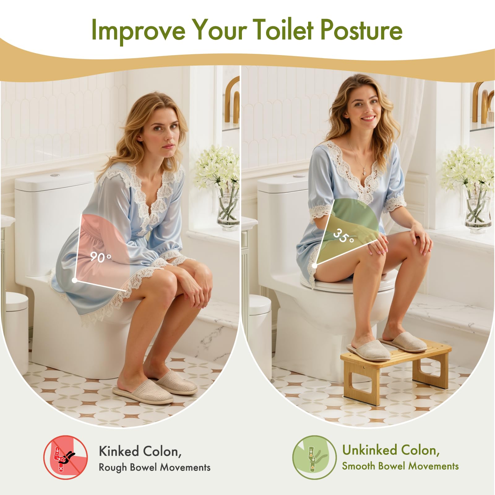 AmazerBath escalón en uso por un adulto demostrando postura cómoda