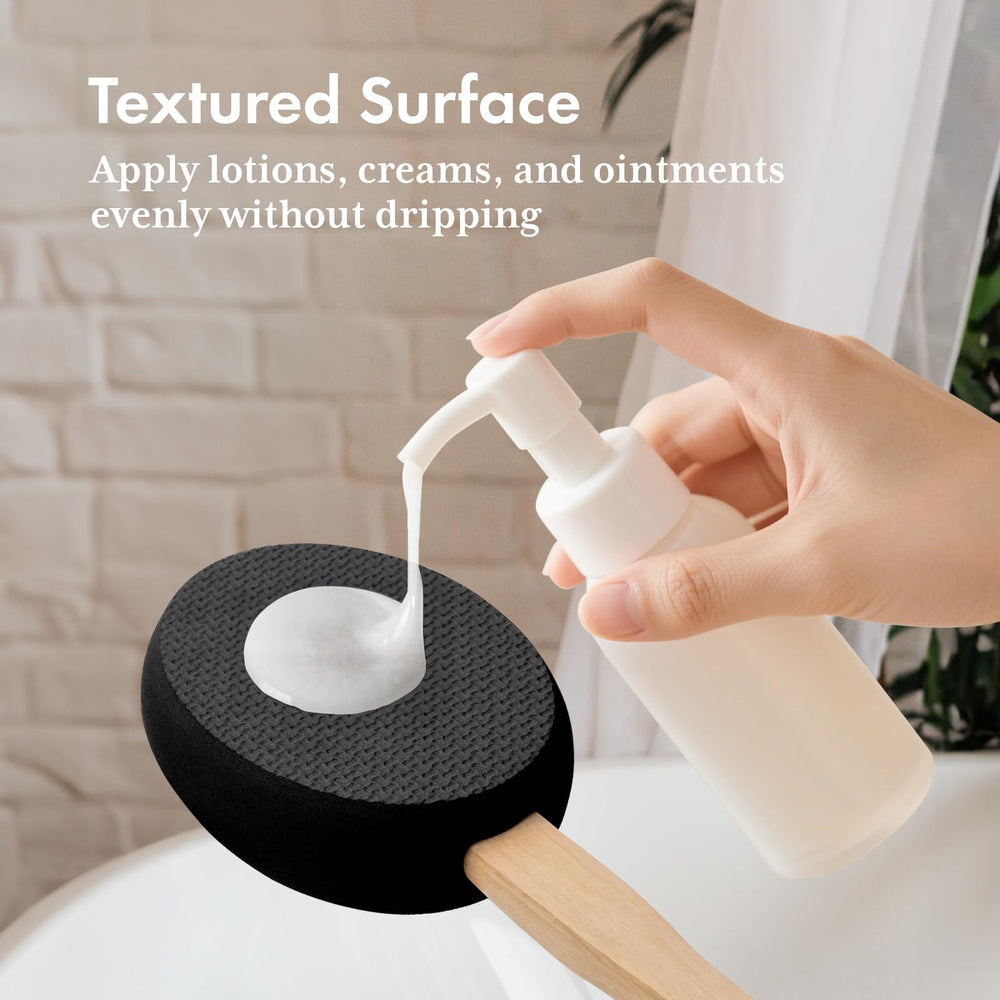 AmazerBath mango curvado de 17 pulgadas para alcanzar la espalda con comodidad