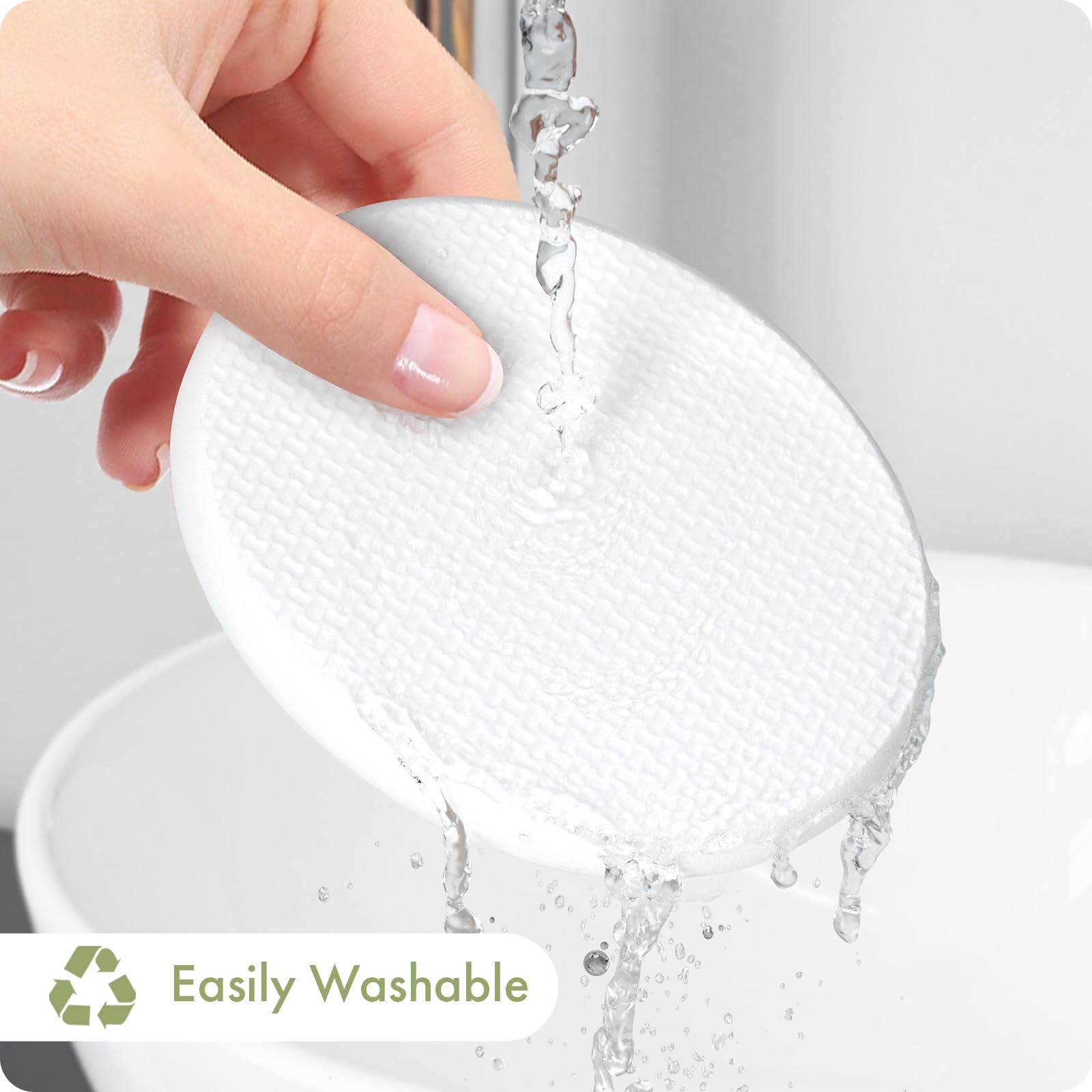 AmazerBath superficie fácil de limpiar bajo agua, higiene segura rápida